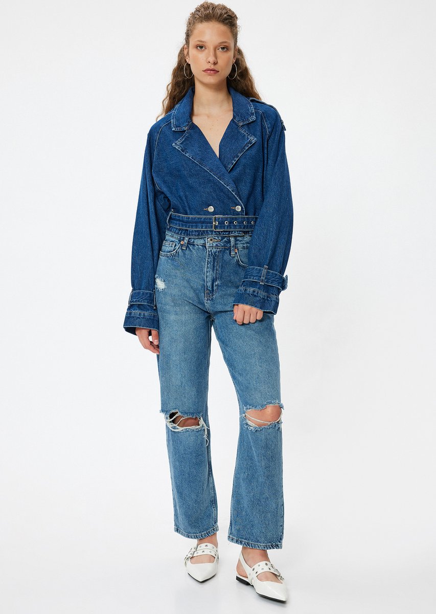Normale taille Recht Jeansbroek