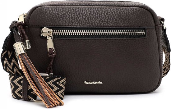 Tamaris Sac à épaule bandoulière Carissa Crossbody Bag Brown Marron foncé