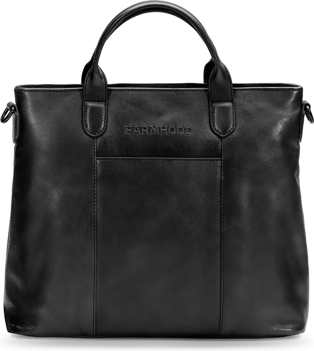 Farmhood Handtas Schoudertas Memphis Handbag Black Zwart