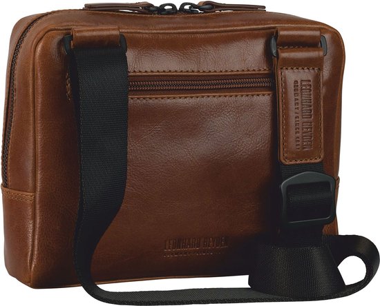 Porte-documents En Cuir Leonhard Heyden - Marron Foncé (Red Brown) - 23.5x18x6 Cm - Compartiment Tablette Rembourré - Organisation Optimale