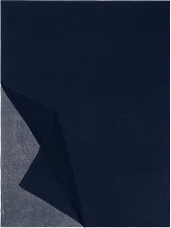 ROECKL Sjaal Classic Georgette Scarf Navy Donkerblauw