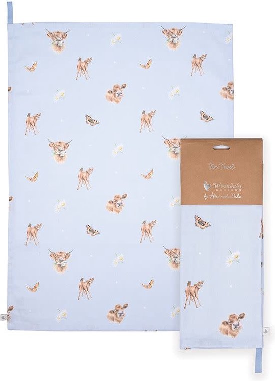 Torchon Wrendale - Torchon 'Farmyard Friends' Animaux de la basse-cour - Essuies de vaisselle Wrendale Designs