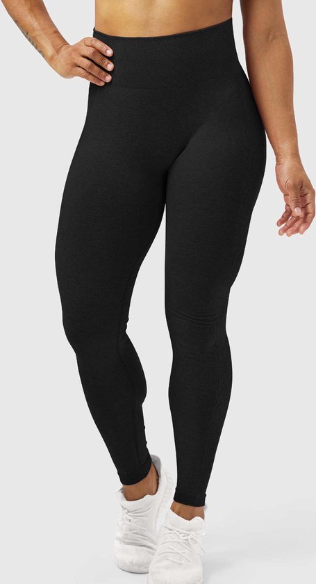 Mewave | Legging de sport noir | Femmes | Pantalon de sport | Vêtements de sport | Jambières de yoga | Pantalon de course à pied | TIC Tac | Fitness | Taille L