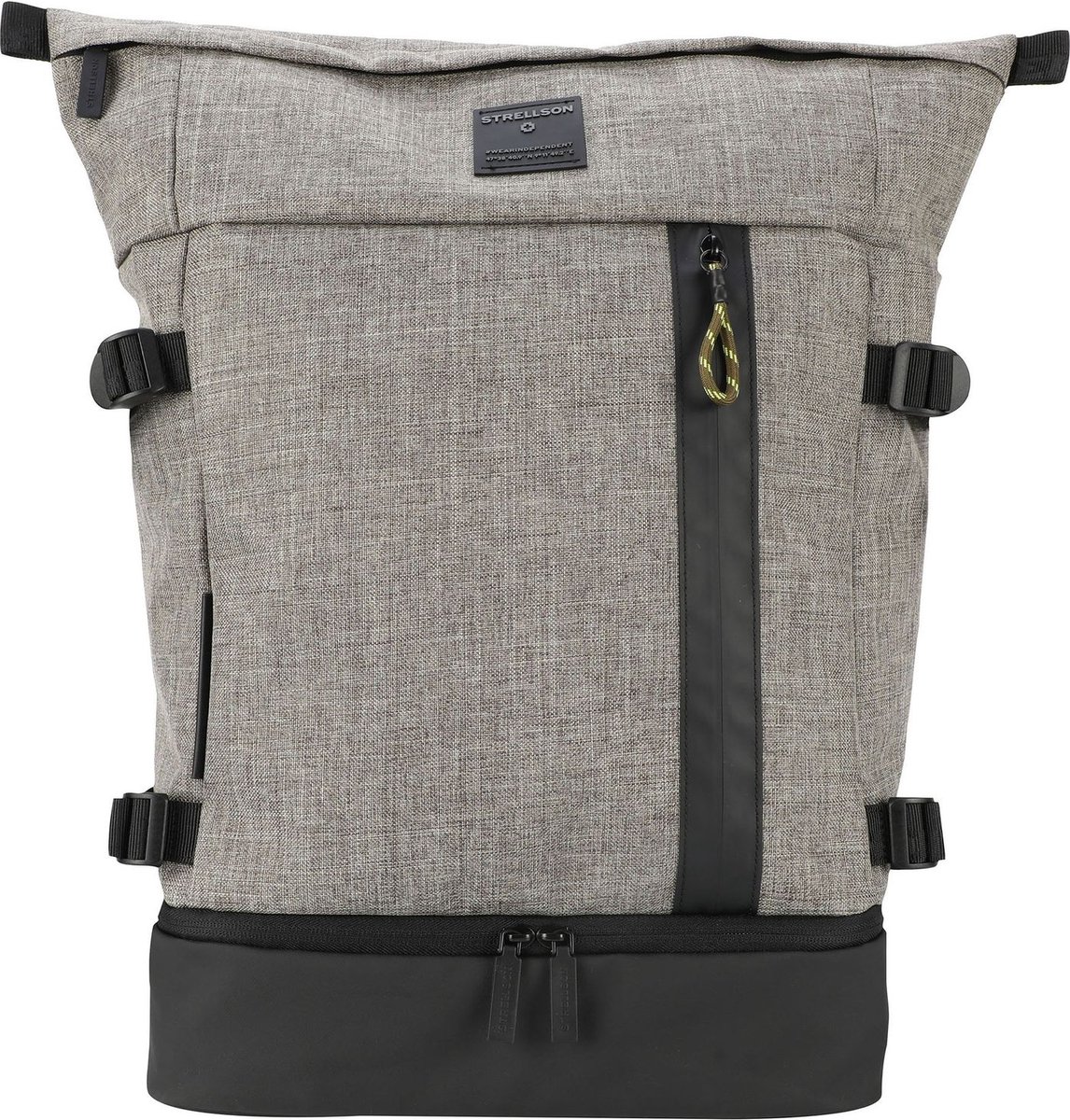 strellson Laptop rugzak Rugzak met laptopvak Northwood 2.0 Sebastian Backpack Khaki Grijs