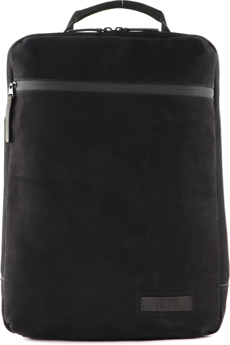 JOST Laptop rugzak Rugzak met laptopvak Voxholm Daypack Backpack Black Zwart
