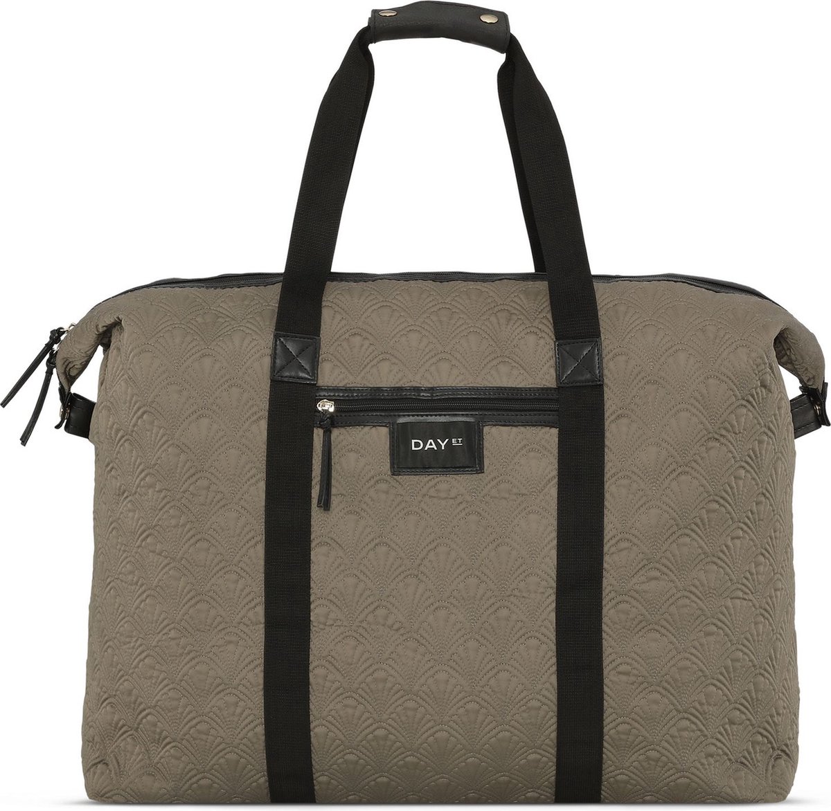 DAY ET Reistas Gweneth Quilt Travel Bag Chocolate Chip Kaki