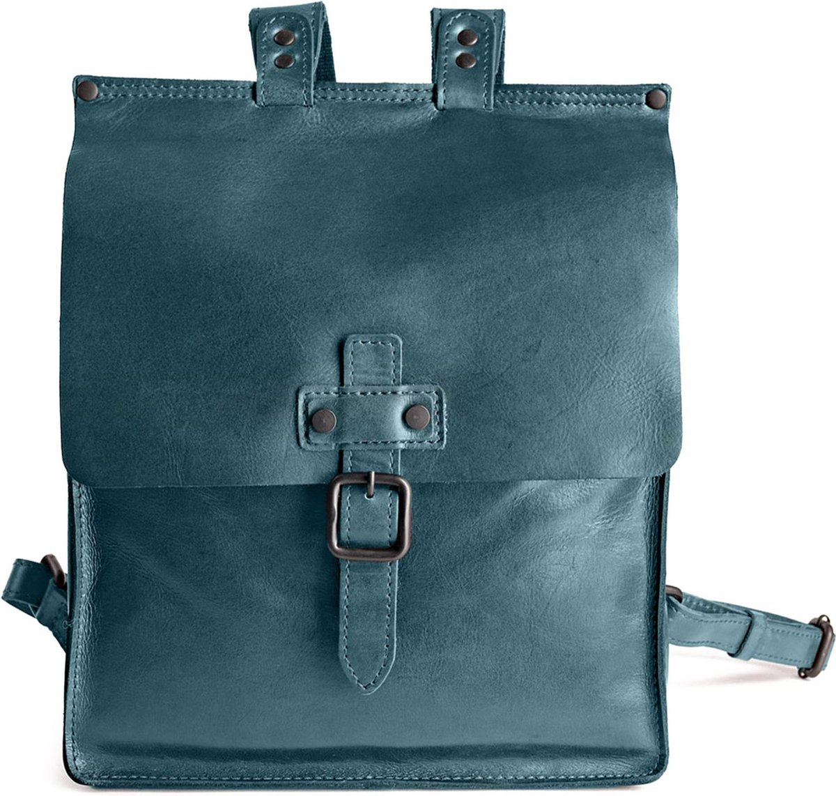 HAROLD'S Leren Vrije tijd rugzak Rugzak Aberdeen Backpack Petrol