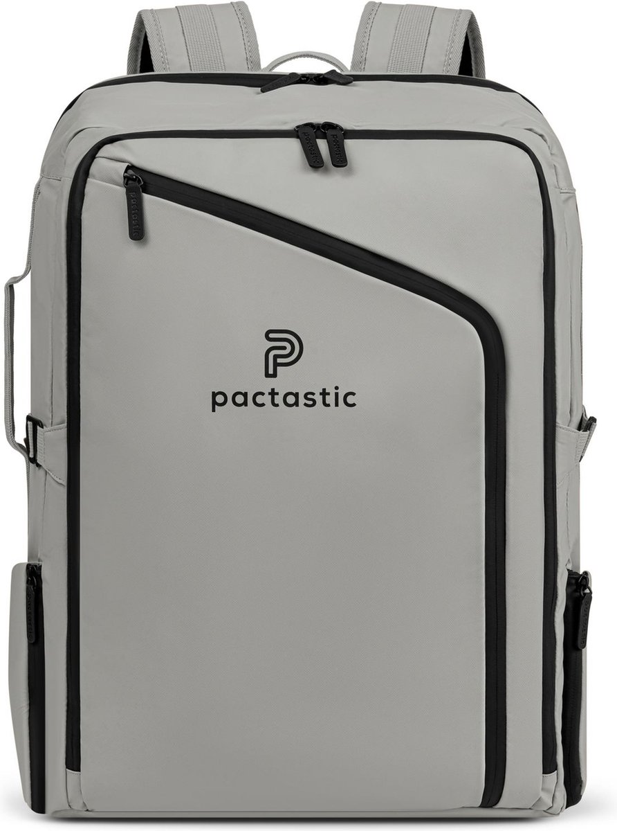 Pactastic Rugzak Reistas met laptopvak Urban Collection Travel Backpack 55 cm 40L Grey Grijs