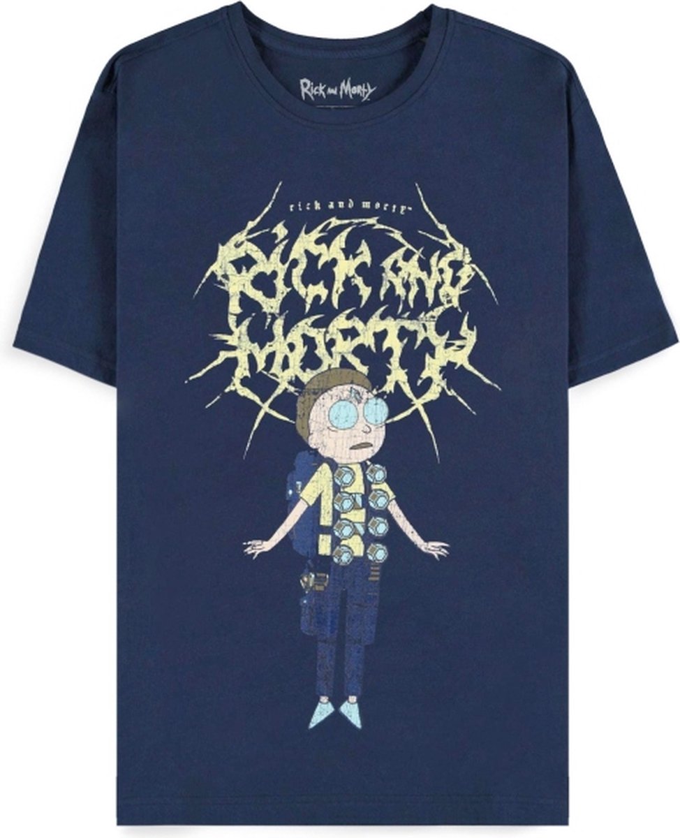 Rick And Morty - Morty's Revenge Heren T-shirt - L - Blauw