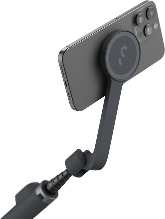 Shiftcam SnapStand Selfie stick - Magsafe - Bluetooth - 75 cm - Midnight