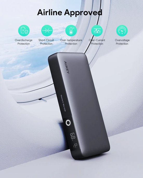 aukey wireless power bank 20000mah