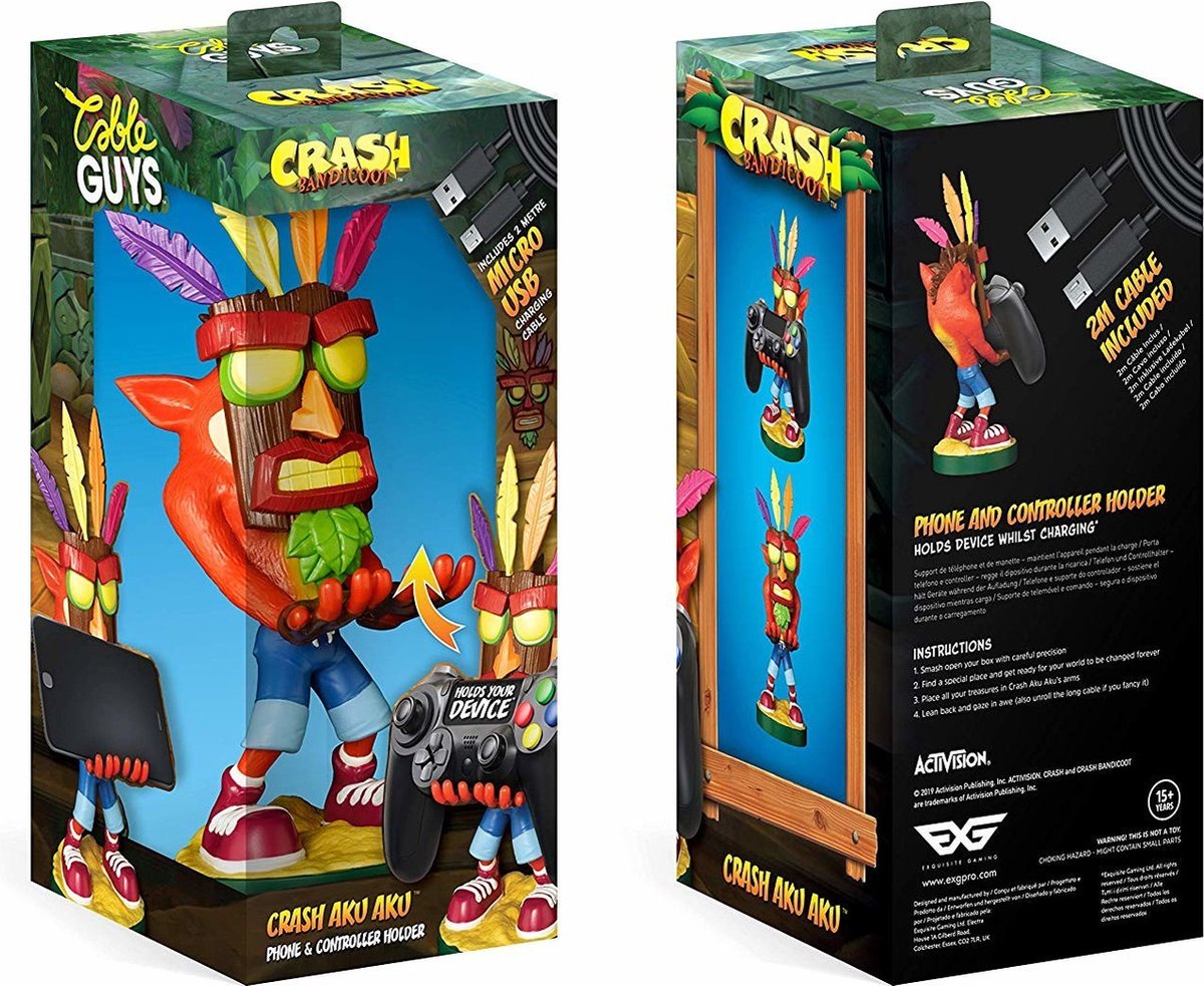Cable Cable Guy Crash Bandicoot Aku Phone+ Controller Holder thumbnail 2