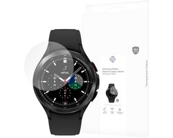 Cazy screenprotector geschikt voor Samsung Galaxy Watch4 Classic 46mm - 2 stuks - Gehard Glas