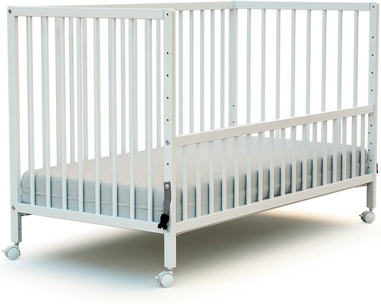 WEBABY - Co-slaapbed babybedje in hout Wit 60 x 120 cm LIO