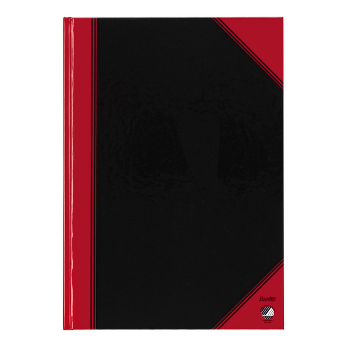 Notitieboek bantex zwart/rood a4 lijn 70gr 96vel | 6 stuks