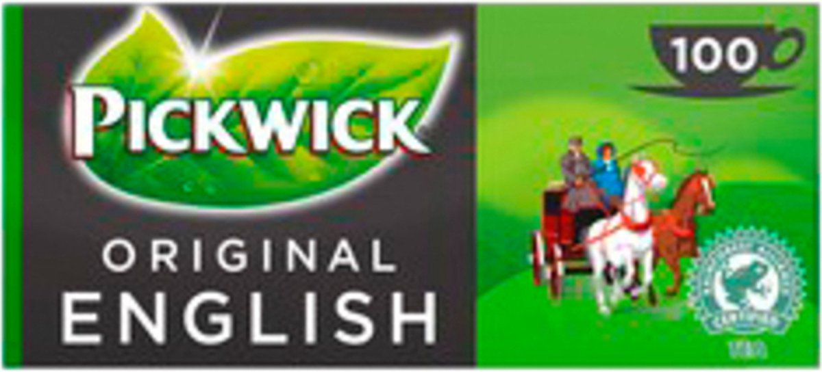 Pickwick Engelse thee 4 gr per zakje, doosje 6X100 zakjes