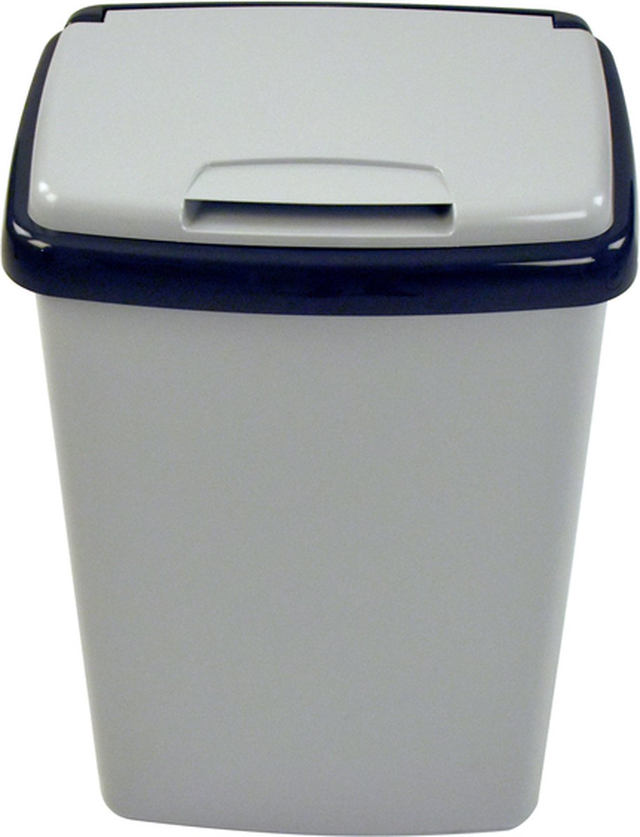 Afvalbak Vepa Bins bekerinzet 5-gaats 50 liter grijs