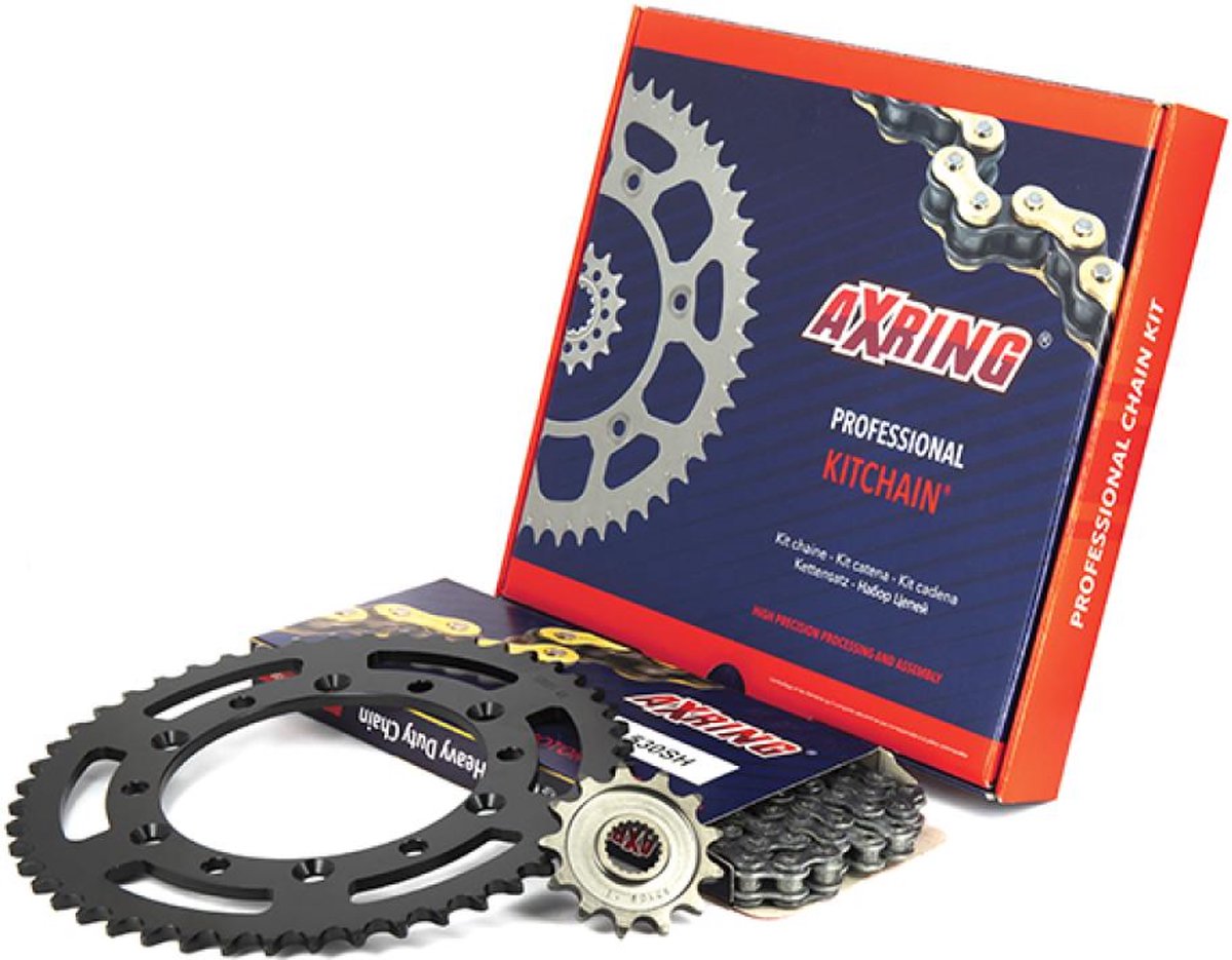 axring kettingset voor motor yamaha 400 wr-f 1999 tot 2002 14x50 p520 al 130mm nieuw