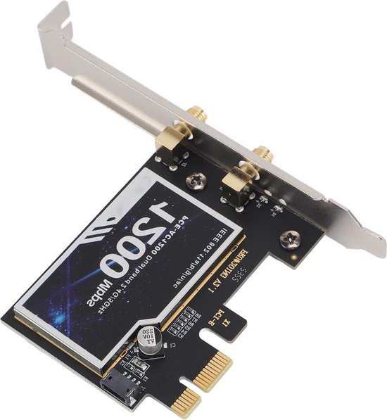 Card WiFi Intel 7260ac Chuẩn PCIE Không Dây Băng Tần Kép 2.4g / 5g Tốc độ 1200mbps I.348423157