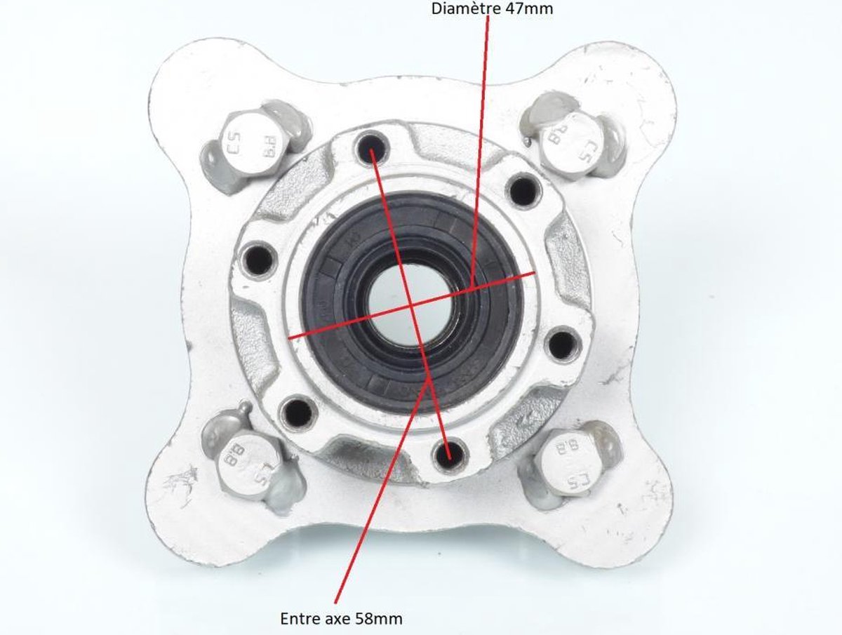 Porte couronne origine pour Quad Bashan 250 Maxspeed diamètre axe 17mm Neuf