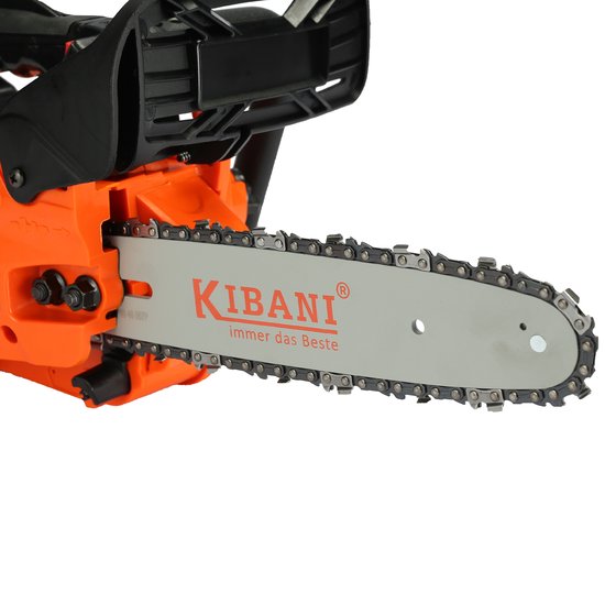 Kibani Kettingzaag Benzine - Incl. 2 Kettingen en Zaagblad - 25.4 cc / 1 pk 2-takt Motor - Zwaardlengte 25 cm / 10 inch - Easy-Startsysteem - snoeizaag van Merkloos	 — afbeelding 4