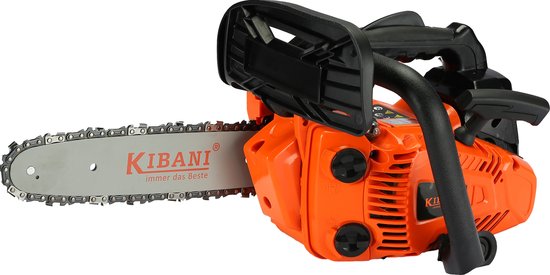 Kibani Kettingzaag Benzine - Incl. 3 Kettingen - 25.4 cc / 1 pk 2-takt Motor - Zwaardlengte 25 cm / 10 inch – Easy-Startsysteem - snoeizaag
