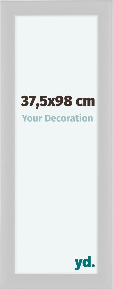 yd. Your Decoration - Fotolijst 37,5x98 cm - MDF - Wit Hoogglans - Como