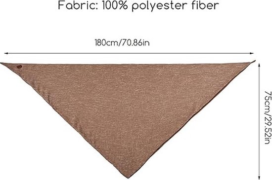 Sjaal dames katoenen halsdoek kat print wintersjaal knoopsluiting