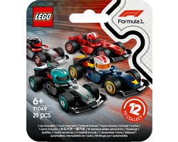 LEGO F1 raceauto collectibles, 1 van de 12 willekeurige raceauto's - 71049 LEGO F1 raceauto collectibles, 1 van de 12 willekeurige raceauto's - 71049
