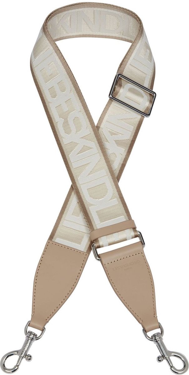 LIEBESKIND BERLIN Schouderriem Accessoires voor tassen Fancy Strap Sporty Logo Webbing Strap Warm Canvas Beige