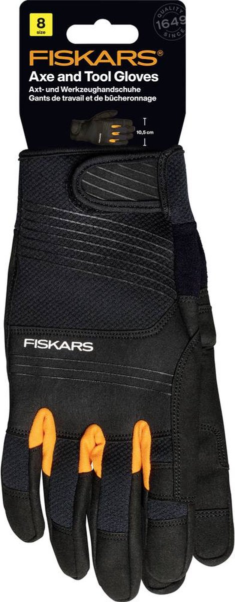 Fiskars 1071129 Bijl- en gereedschapshandschoen, maat 8 1 paar