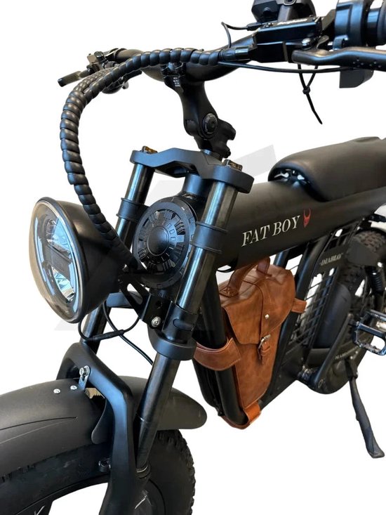 Diablo Fat Boy - Elektrische Fatbike - 20 inch - 250W motor - Actieradius tot 70 km - 7 versnellingen - Hydraulische schijfremmen - 749Wh accu - Zwart — afbeelding 2