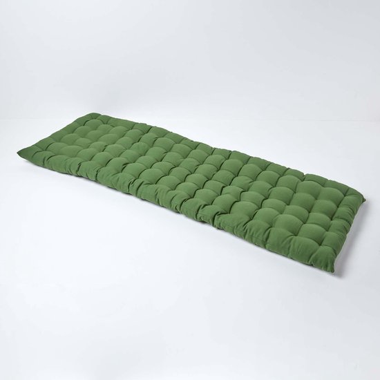 Kai Wiechmann Kussen tuinbank bankkussen 170 x 47 cm wit 100% duurzaam polyester