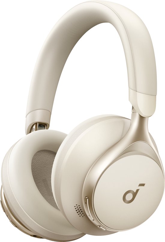 soundcore by Anker Space One Draadloze Over-ear Koptelefoon Wit - Headphones - Active Noise Cancelling, Multipoint Connection, 55 uur accuduur, Bluetooth 5.3, LDAC, Hi-Res Certified
