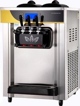 Bol.com Professionele Softijs Machine - Softijs Maker - 22L/H - 3500W - 3 Smaken aanbieding