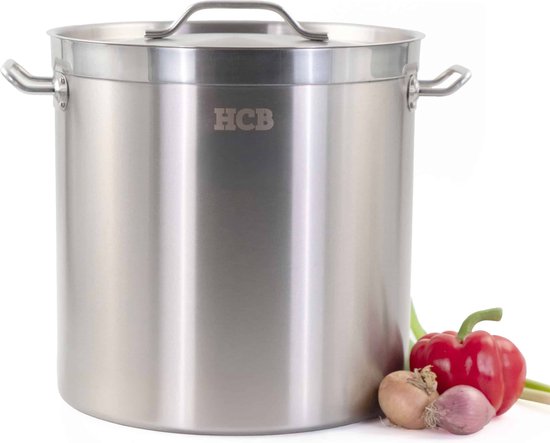 HCB alle warmtebronnen - 4 liter - RVS Kookpan