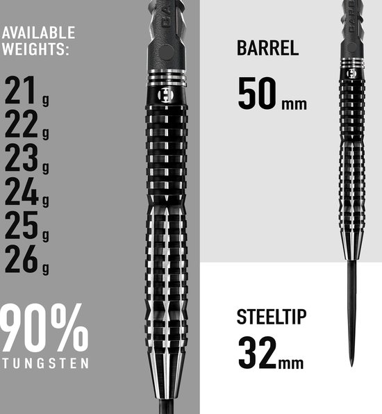 Black Knight 90% tungsten 25Gr — afbeelding 2