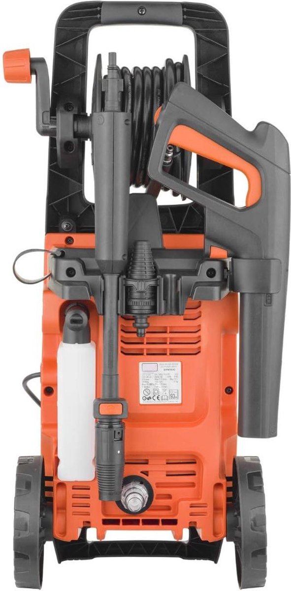 White-Label® Hogedrukreiniger Auto - Hogedrukspuit - Terrasreiniger - Zwart en Oranje van White-Label® — afbeelding 2