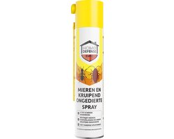 HOME DEFENSE® Mieren & Kruipend Ongedierte Spray - 400ml - Insectenspray - Vlooienspray - Effectieve Mierenbestrijding - Ook effectief tegen kakkerlakken, vlooien en bedwantsen