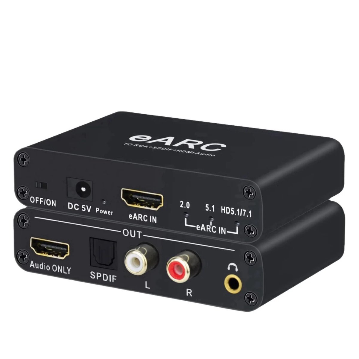 DAC HDMI eARC Audio Extractor Audio Converter Digitaal Naar Analoog