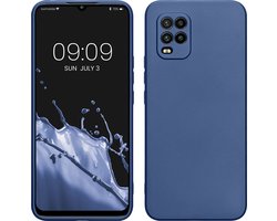 kwmobile telefoonhoesje geschikt voor Xiaomi Mi 10 Lite (5G) - Hoesje voor smartphone - Back cover in metallic blauw