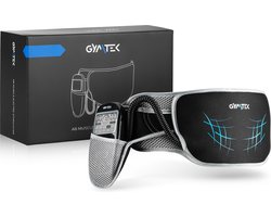 Gymtek® EMS Trainer Buik Spierstimulator - Buikspiertrainers - 10 Standen, 99 Intensiteiten - Elektrisch, Verstelbaar - Vrouwen en Mannen