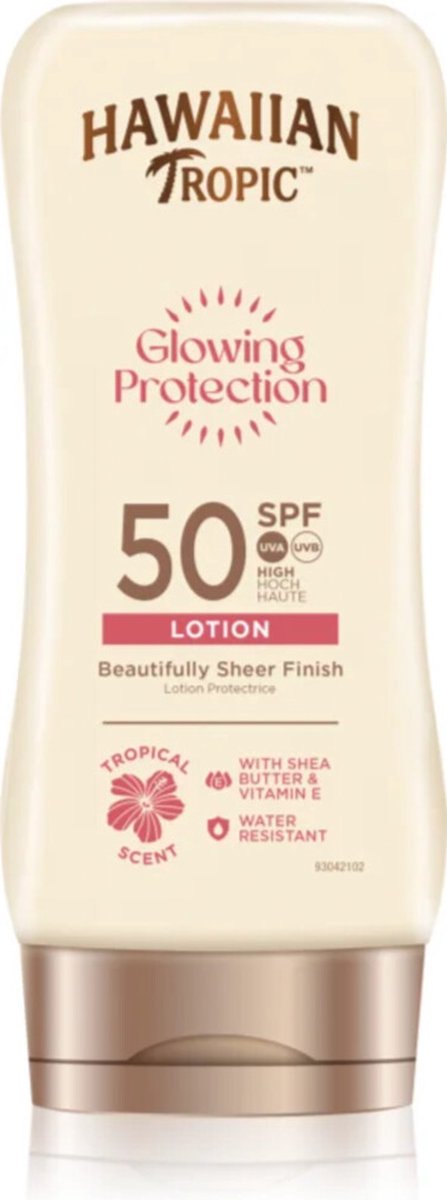 Goedkoopste Hawaiian Tropic Satin Protection Sun Lotion - SPF50 - 180ml - 1 Stuk