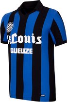 COPA - Club Brugge 1981 - 82 Maillot de Football Rétro - Hommes - Noir - Bleu - L