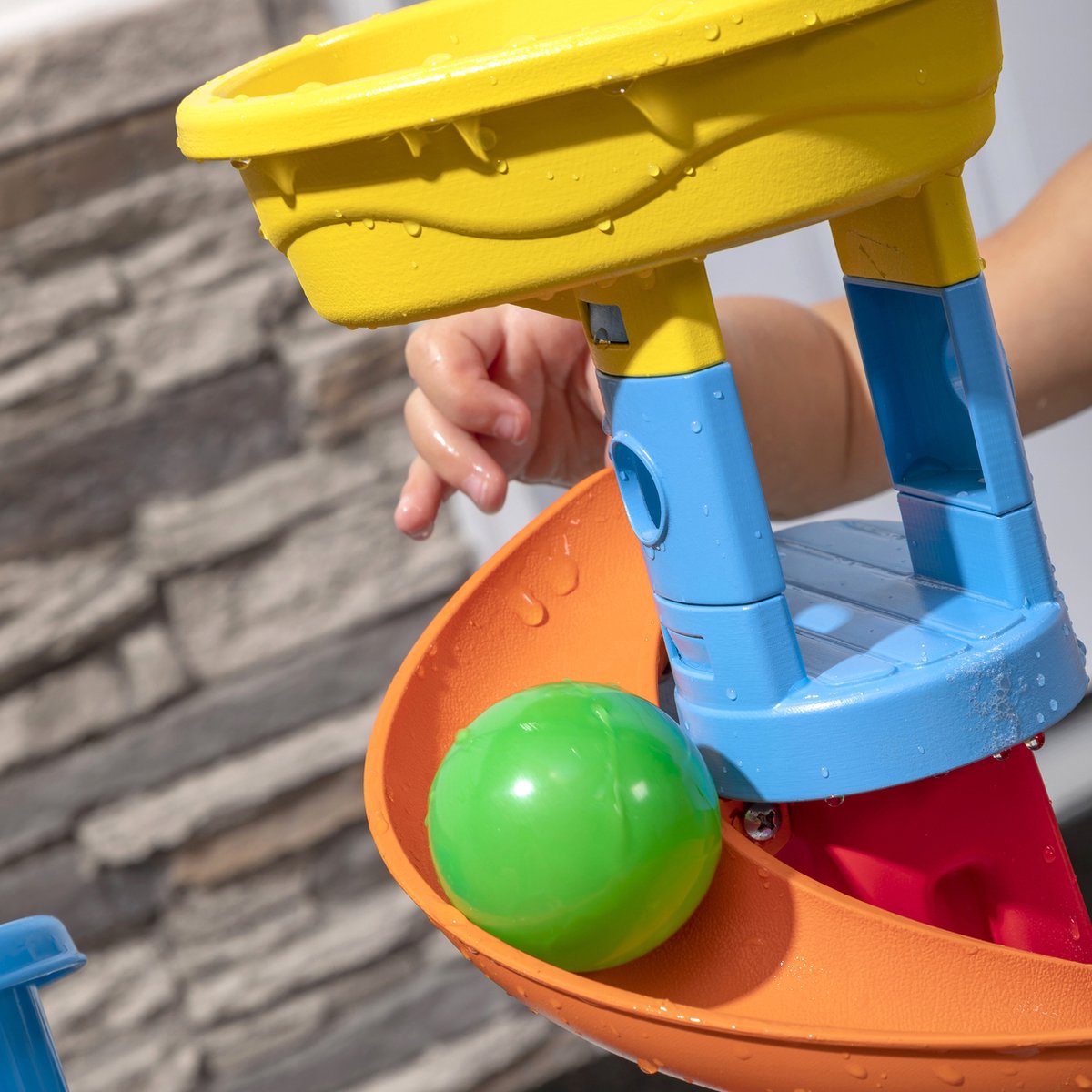 Step2 Spiral Slide Watertafel – Met 13-delige accessoireset - Waterspeelgoed voor kind - Activiteitentafel met water voor de tuin / buiten — afbeelding 17