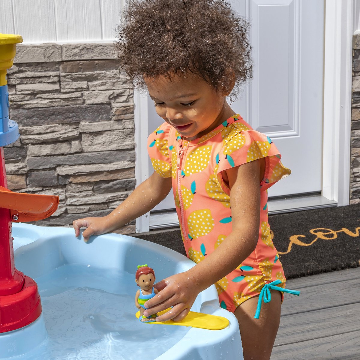 Step2 Spiral Slide Watertafel – Met 13-delige accessoireset - Waterspeelgoed voor kind - Activiteitentafel met water voor de tuin / buiten — afbeelding 3