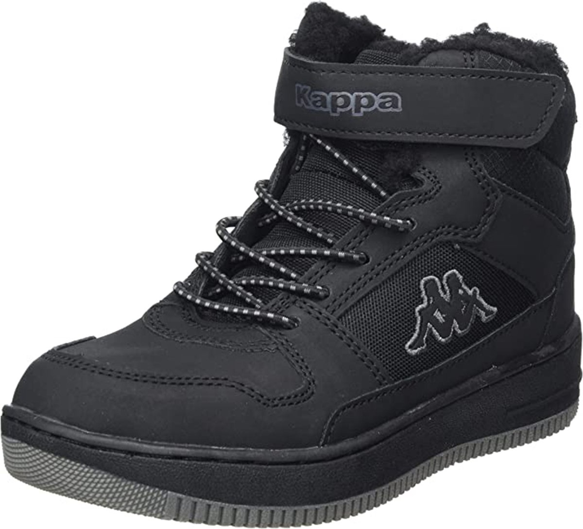 Kappa unisex kindersneakers winterschoenen gevoerd stijlcode 260991K 1111 Zwart