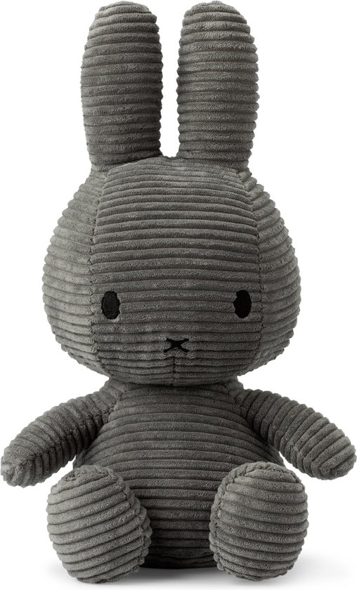Nijntje Corduroy Grey 33cm Eco - Knuffel Grey