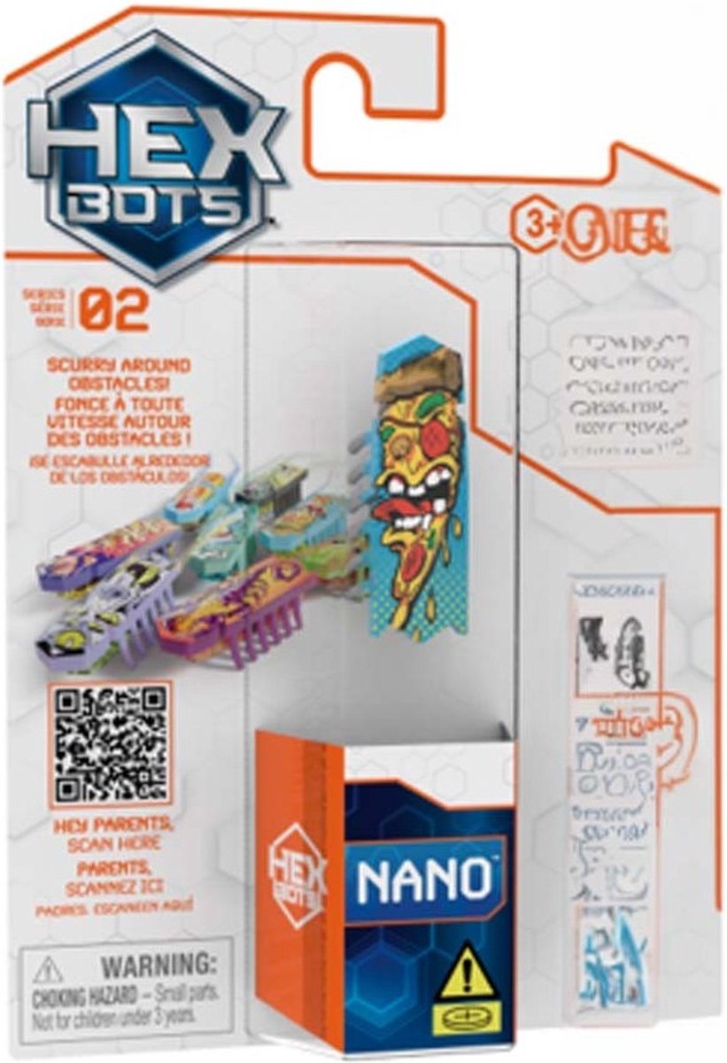 HEX BOTS - Nano Single sensorisch speelgoed met trillingstechnologie insectenspeelgoed en minirobotspeelgoed