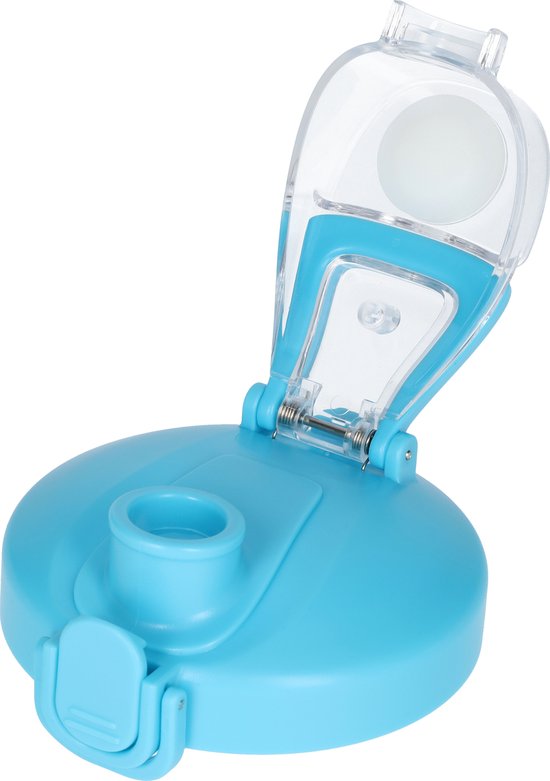 Krachtige Draadloze Blender To Go - Smoothie Maker voor Onderweg - Draagbare Blender met Drinkdop - Mixer voor smoothies - Draadloos opladen mogelijk! - Handmixer voor gezonde drankjes - 600ml - Blauw van Merkloos — afbeelding 5